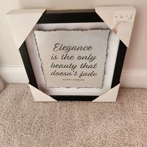 Audrey Hepburn Quote Wall Decor